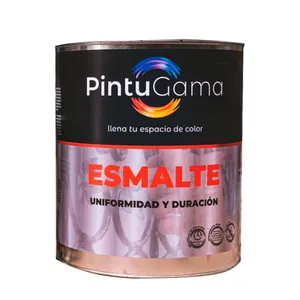 Pintura Esmalte Brillante Pintugama Clase A 1/4 Galón